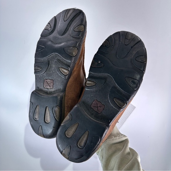 Twisted X Comfort Leather Moc Toe Chukka Shoes Brown 7.5 main image 7